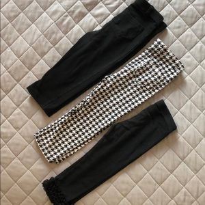 3 pairs of 24 month leggings